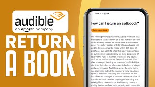 How To Return A Book On Audible (2026) Simple Tutorial