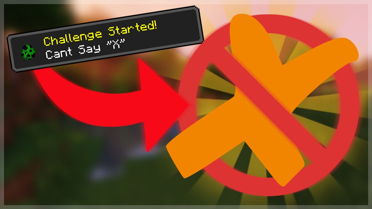 Minecraft, But I Can't Say The Letter "X"