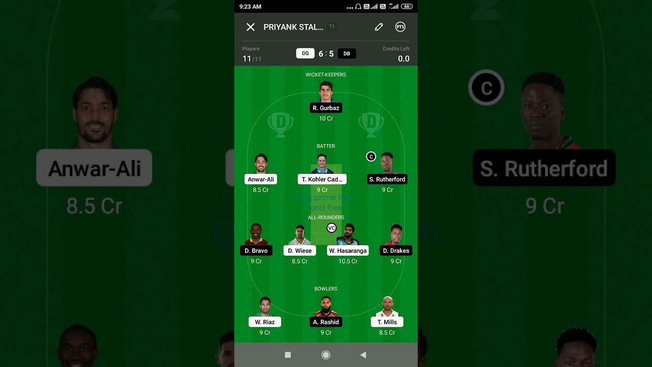 DB vs DG Only prime team and free plz subscribe my channel and like my video's jackport team thanks