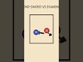 DIAMOND SWORD VS DIAMOND AXE - EPIC CLASH #Shorts
