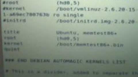 Linux - Re-Installing GRUB