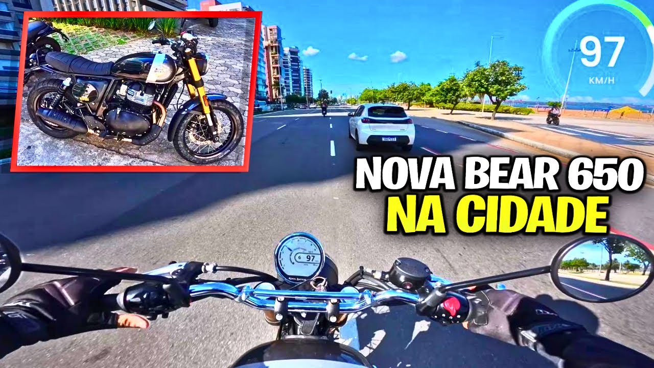 NOVA ROYAL ENFIELD BEAR 650 2026  NA CIDADE - VAI BEM NOS CORREDORES? É MALEÁVEL? CONFIRAM!