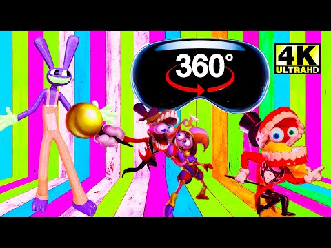 VR 360 ✅ The Amazing digital circus ✨ 3D VIDEO 🌐 Finding Challenge#360