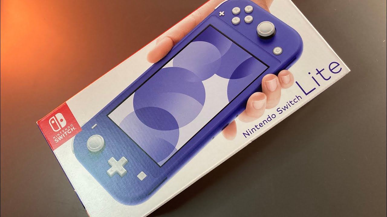 Unboxing Blue/Purple Nintendo Switch Lite in 2022