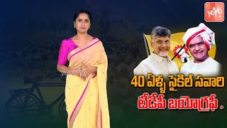 Telugu Desam Party Biography | NTR's TDP Successfully Completes 40 Years | Chandrababu  | YOYO TV