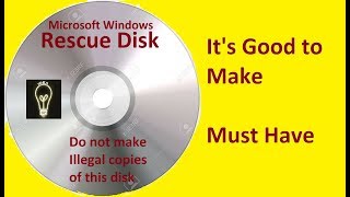windows recovery disk || create your own recovery disk for windows by innovative ideas