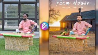 Farm House Photo Editing PicsArt | PicsArt photo editing Background Change | PicsArt photo editing screenshot 1