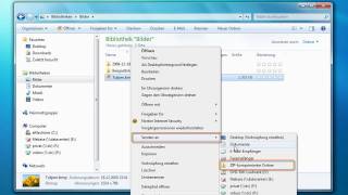 Windows 7 - Dateien in ZIP-Archiven komprimieren