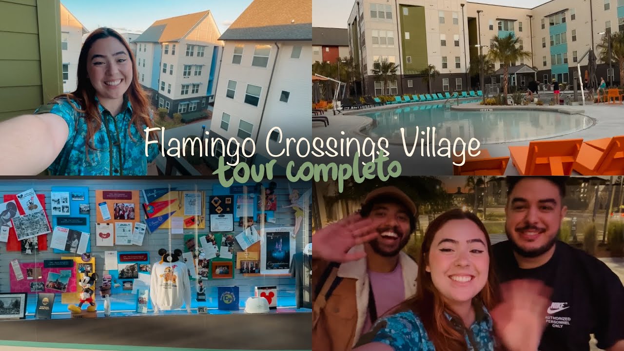 TOUR PELO FLAMINGO CROSSINGS VILLAGE | Onde moram os Cast Members da Disney - com 