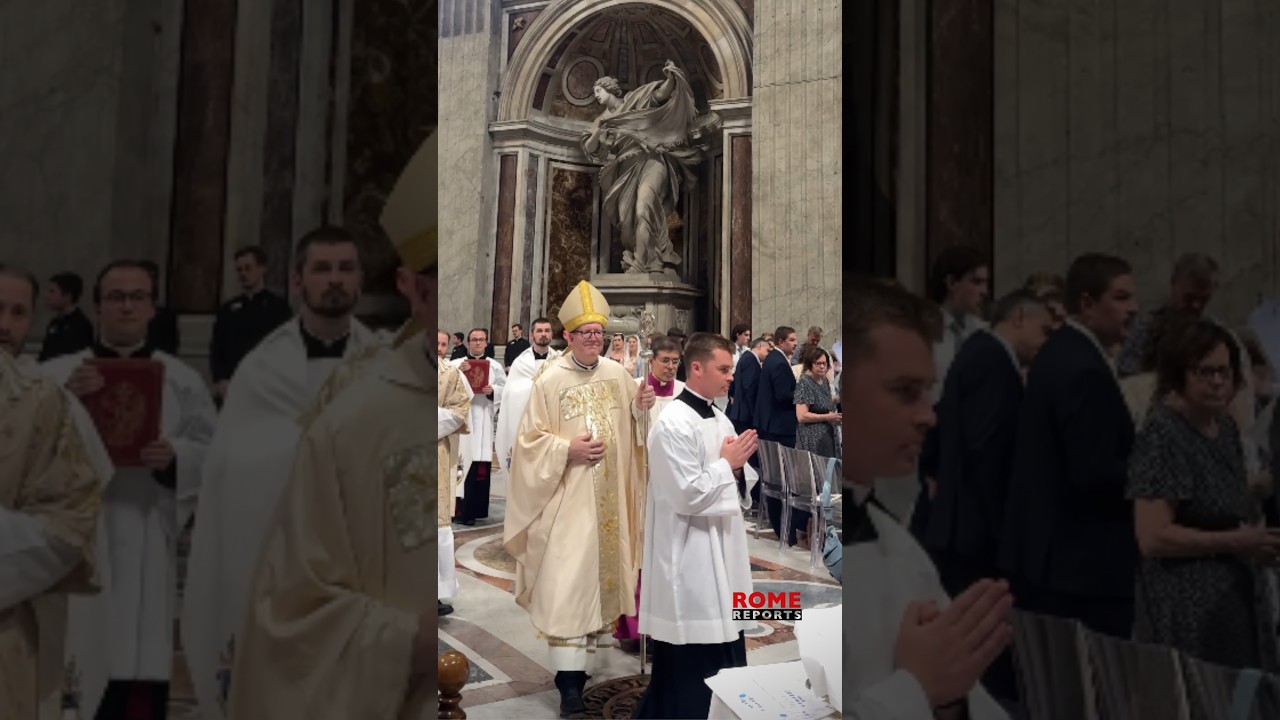 Bishop Barron ordains 18 American seminarians as deacons at St. Peter’s Basilica
