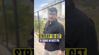 Get under 1000 Rank in NEET PG 2026 - A Realistic Approach #neetpg #inicet #mbbs