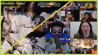 Rudeus Party (Dead End) vs Orsted | Mushoku Tensei Episode 21 | REACTION MASHUP