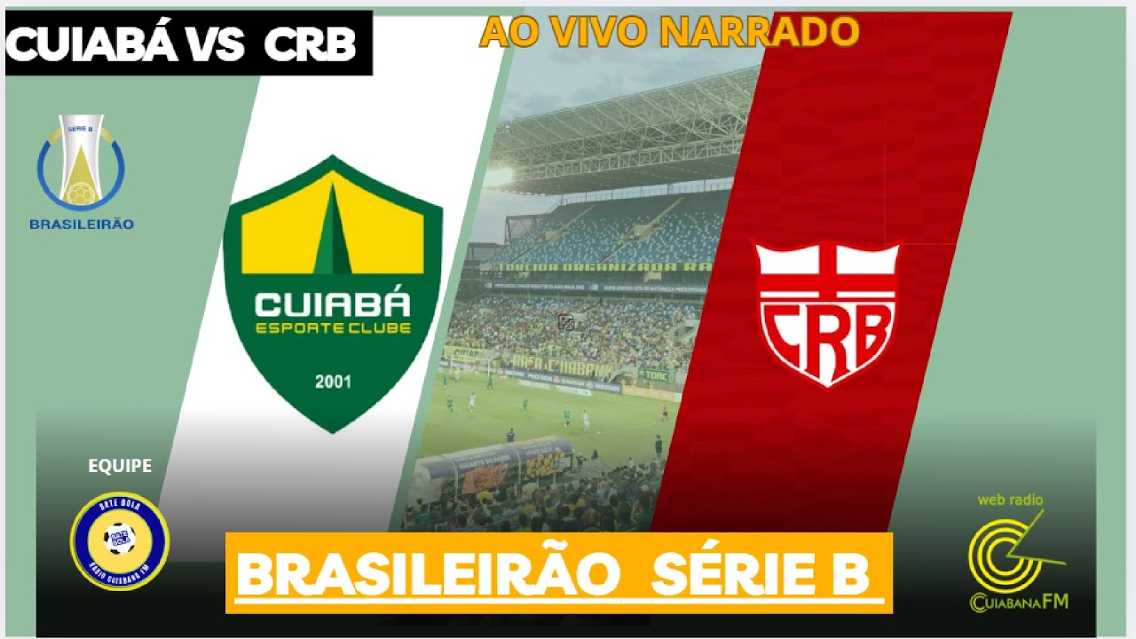 AO VIVO | CUIABÁ X CRB - 08/09/25 | BRASILEIRÃO SÉRIE B - YouTube