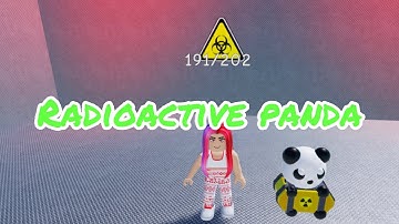 RADIOACTIVE PANDA FIND THE PANDAS ROBLOX