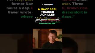 Brad Pitt Trained Six Months Under A Navy SEAL To Play Achilles In Troy #shorts