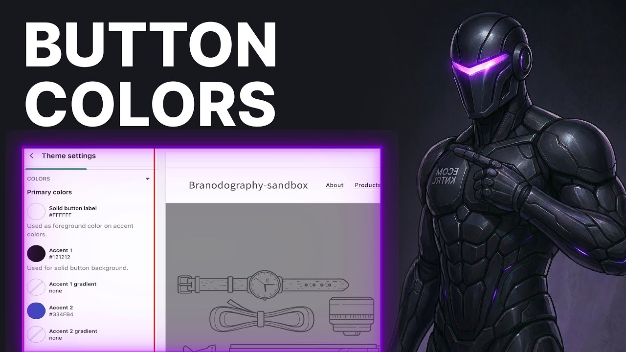 How to Change Color of Buttons on the Dawn Theme in Shopify (2026) | Theme Editor