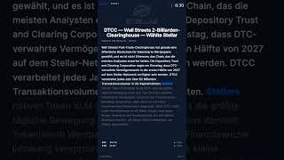 Wall Streets Clearinghouse wählte seine Blockchain #shorts