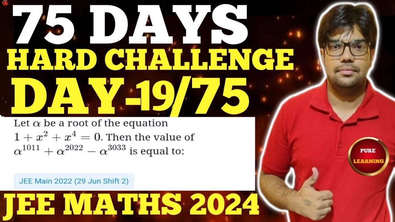 Day 19/75 Hard Challenge 🎯 || Jee 2024 || 75 Hard in Maths - YouTube