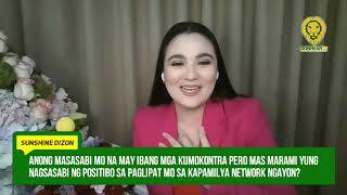 Sunshine Dizon, ipinaliwanag ang ipinakita niyang suporta noon sa ABS CBN's franchise renewal