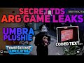 TDS ARG GAME LEAKS - UMBRA PLUSHIE, SECRET CODES &amp; MORE - Tower Defense Simulator Solar Event Leaks