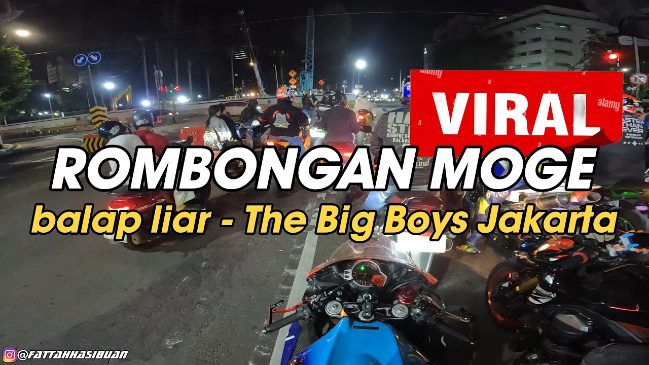 VIRAL ‼️ ROMBONGAN MOGE THE BIG BOYS JAKARTA || BACOT MOTOVLOG