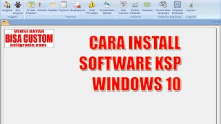 CARA INSTALL SOFTWARE KSP WINDOWS 10 screenshot 1
