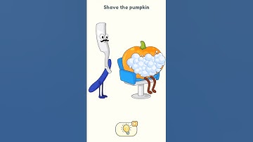 shave the pumpkin🎃 dop2 (delete one part)#dop2 #shorts #viral #shortsviral