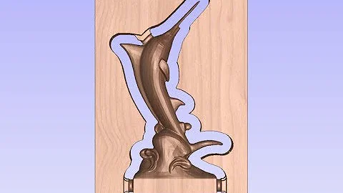 Vectric V10 Tutorials | Two Sided Machining | Two Sided Marlin