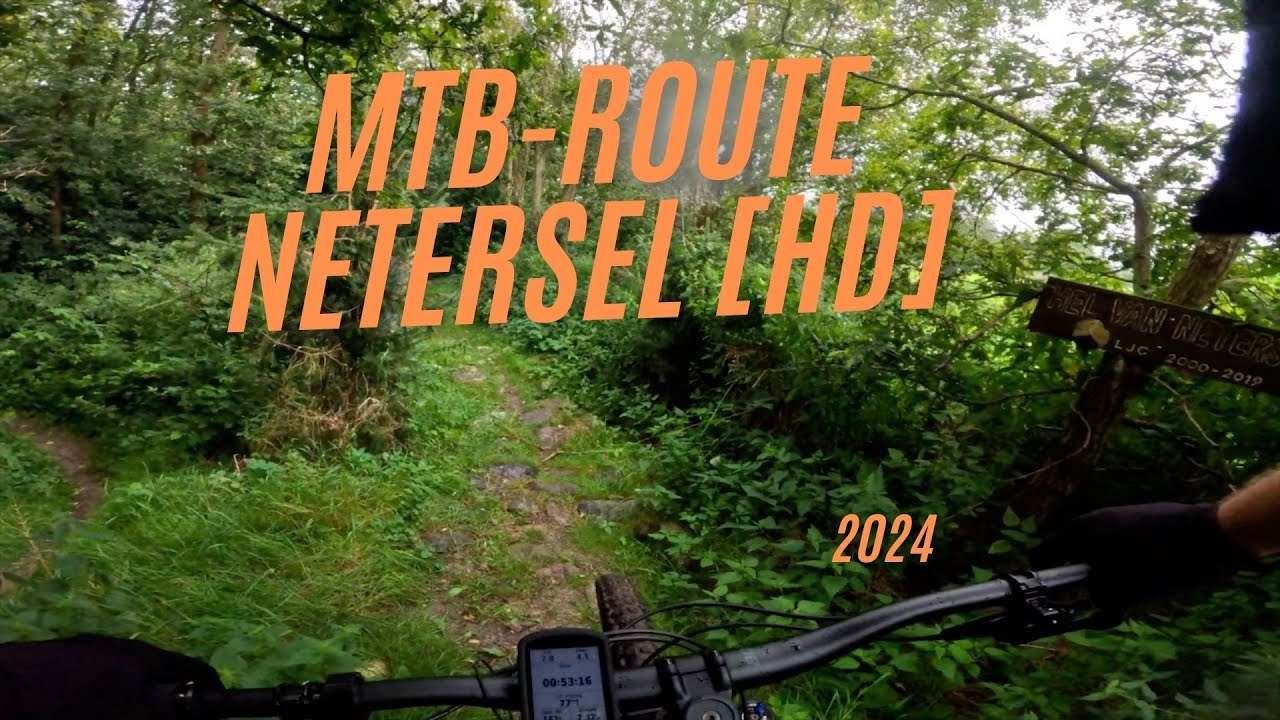 MTB route Netersel [HD] / een echte Zwarte trail [ No Beginners ]