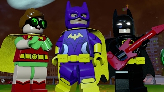 LEGO Batman Movie Adventure World - Free Roam Gameplay (Batman, Robin & Batgirl)