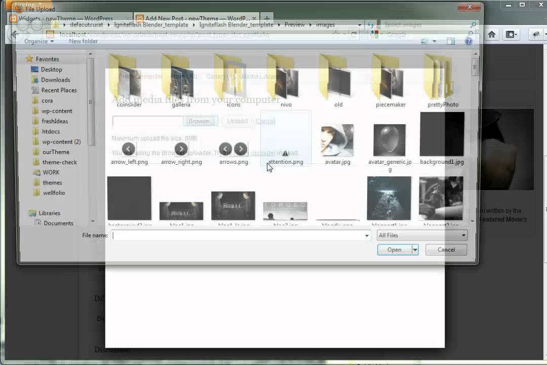 [ThemeForest - Blender Wordpress Theme] - Create Portfolio from Custom ...