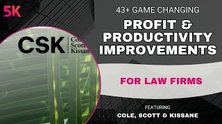 AI Strategies to Boost Profit & Productivity for Law Firms | Featuring Cole, Scott & Kissane