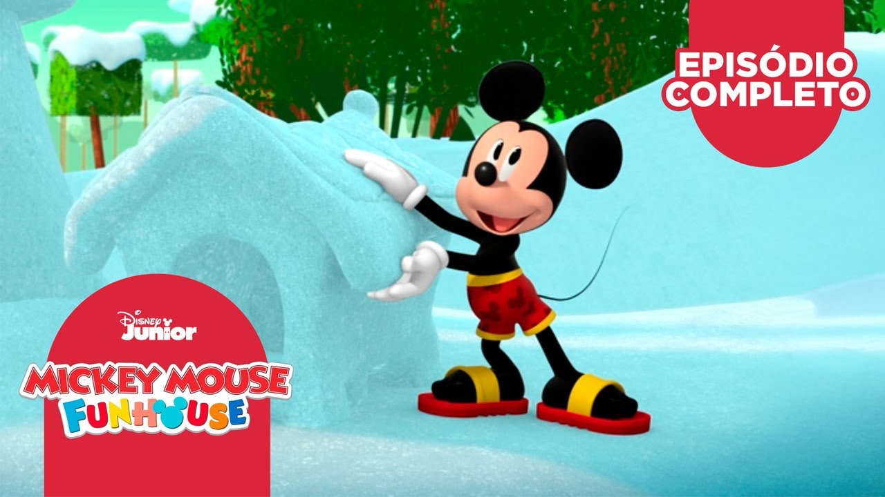 Mickey Mouse Casa Da Diversão | Episódio Completo | Neve no Verão / Sunny, o Boneco de Neve!