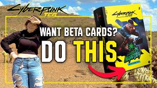 Find, Play, and WIN Your Cyberpunk TCG Beta Event