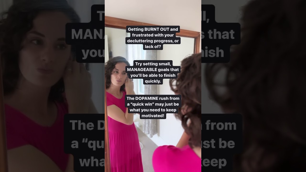 Quick wins: Declutter 1 item a day for 30 days. 2. Simplify 1 drawer. 