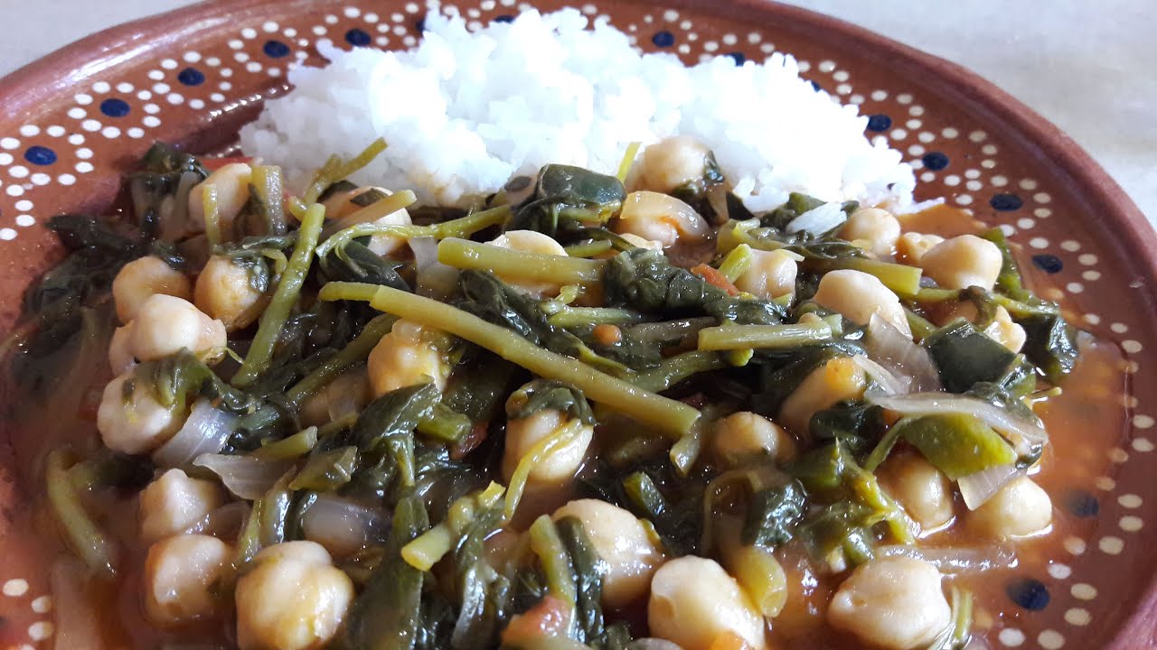 GARBANZOS CON VERDOLAGA ¡Deliciosos!