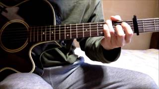 【TAB】Air TV OST - Natsukage -summer lights- guitar cover (solo) chords