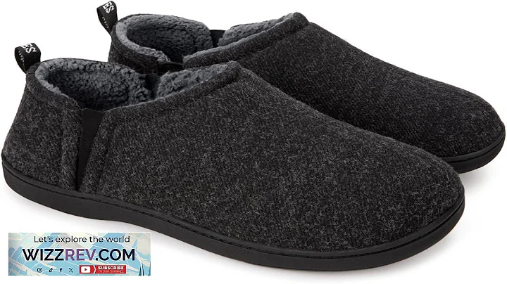 Snug Leaves Men's Wool Felt Slippers Comfy Warm Winter House Shoes Review