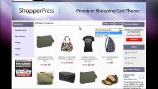 shopperpress-wordpress shopping cart theme overview PART 1