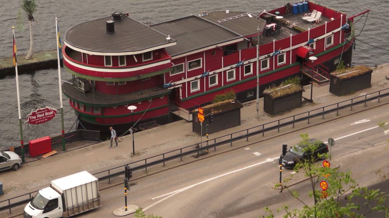 Sweden, Stockholm, Söder mälarstrand, The Red Boat YouTube