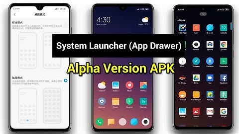 Download MIUI 11 System Launcher (Alpha Version) | Enable App Drawer On System Launcher In Xiaomi