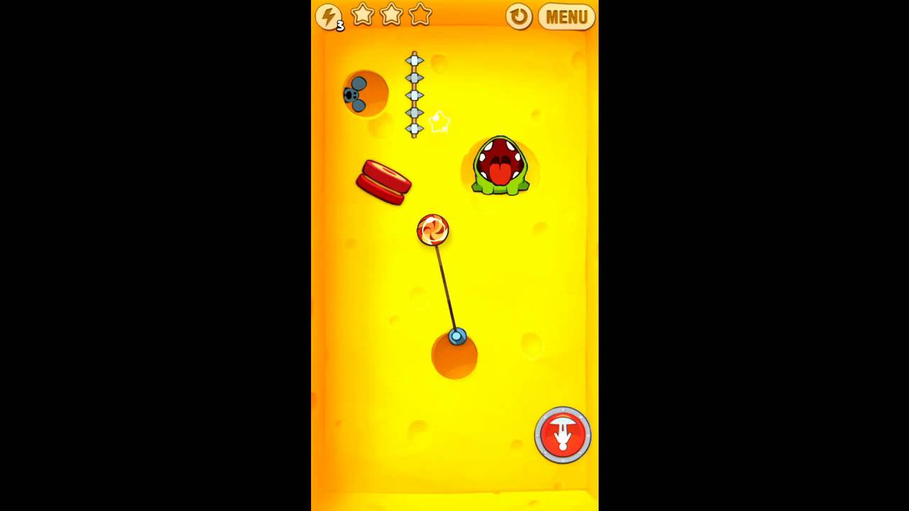 Cut The Rope - 15-19 - Cheese Box - Level 15-19 - 3 stars