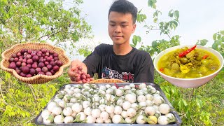 Chef Ny cook freeze beef sou soup with eggplants the recipe and eat. So yummy_ Cooking with chef Ny.