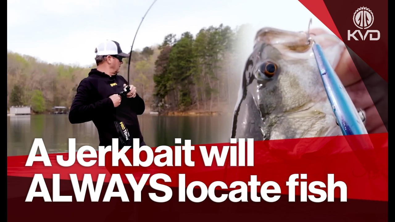 Spring Smallmouth Bass Fishing: The Prespawn Bite Is ON with a Jerkbait! - Kevin VanDam