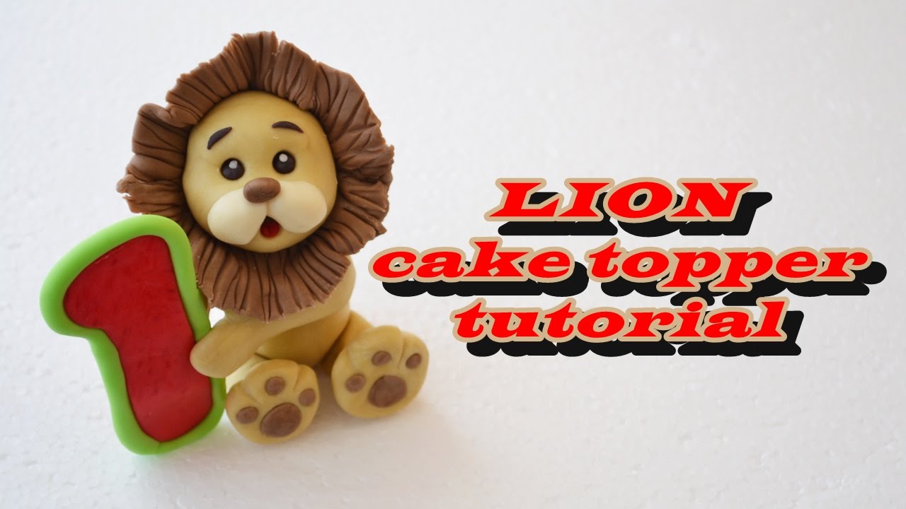 Gourmand et Croquant: Tutoriel : lion en pâte à sucre