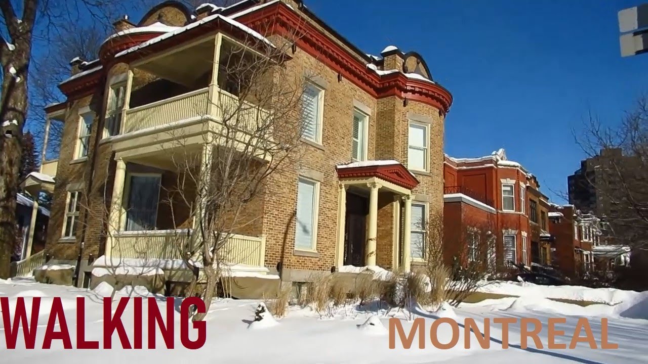 1 23 22 WALKING & VENITNG ON COTE ST CATHERINE RD IN MONTREAL'S