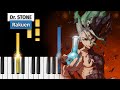 Dr. STONE Season 2 OP - &quot;Rakuen&quot; - Piano Tutorial / Piano Cover