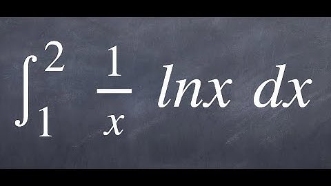 Comment calculer une intégrale avec un logarithme. Terminale.