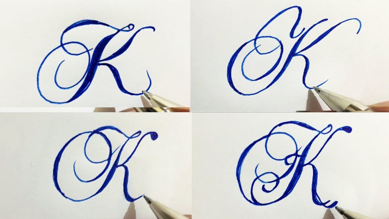 Stylish alphabets calligraphy | Letter K in calligraphy | alphabet K in ...