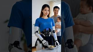 A scary or amazing future? Sexy robot raising a child! #RobotNanny #FutureTech #AIvsHuman